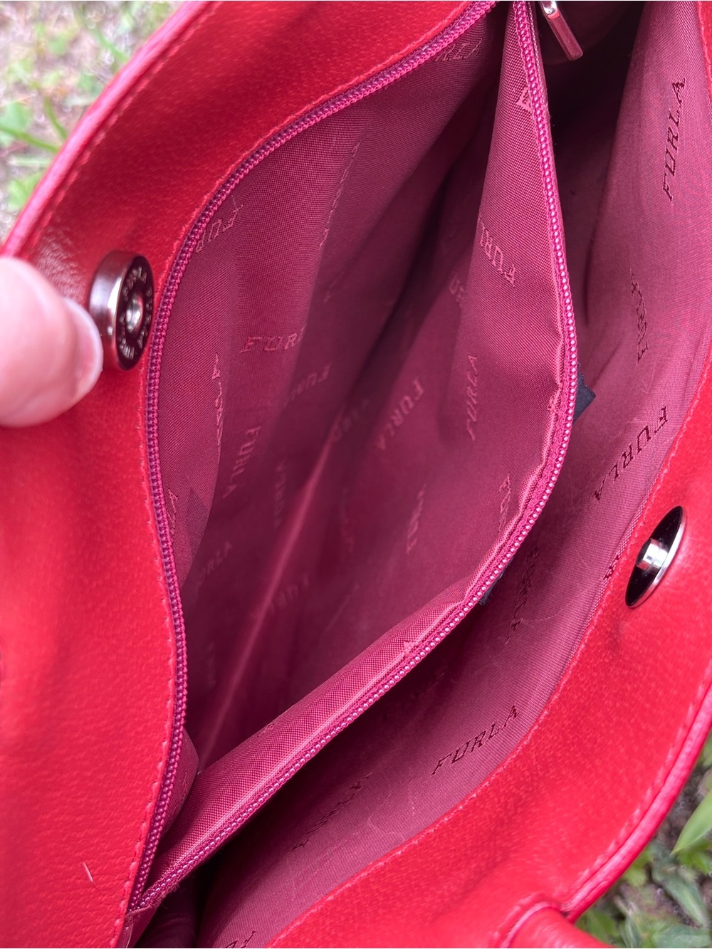 Furla Leather Crossbody Tote Bag - Picture 8 of 17